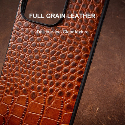 GatorCraft Luxe: Authentic Cowhide Leather With Exquisite Alligator-Inspired Finish