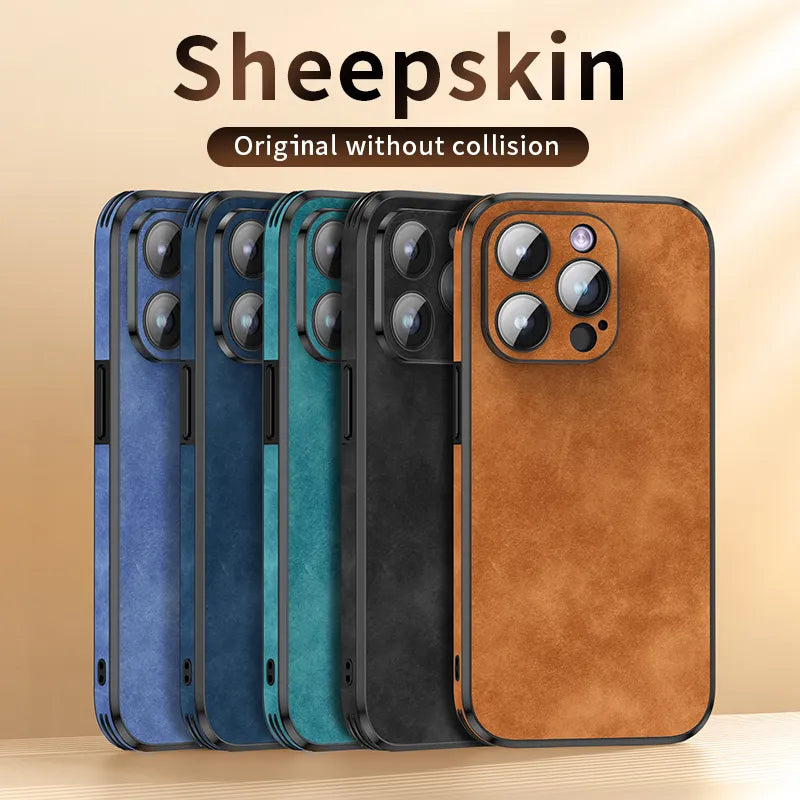 Luxury LuexLeather Shockproof iPhone Case